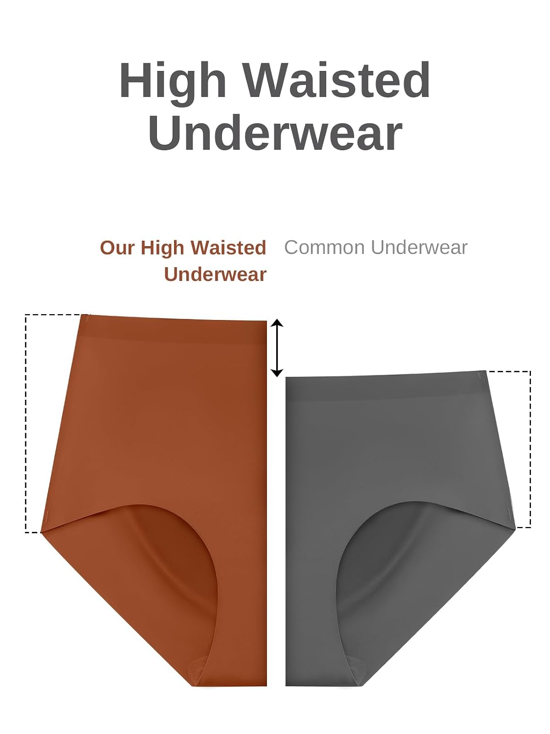Cuweni Seamless High Waisted Briefs 6 Pack — image 4