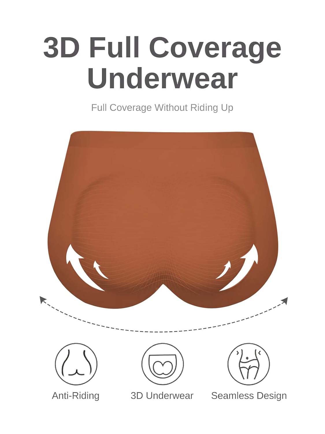 Cuweni Seamless High Waisted Briefs 6 Pack — image 5