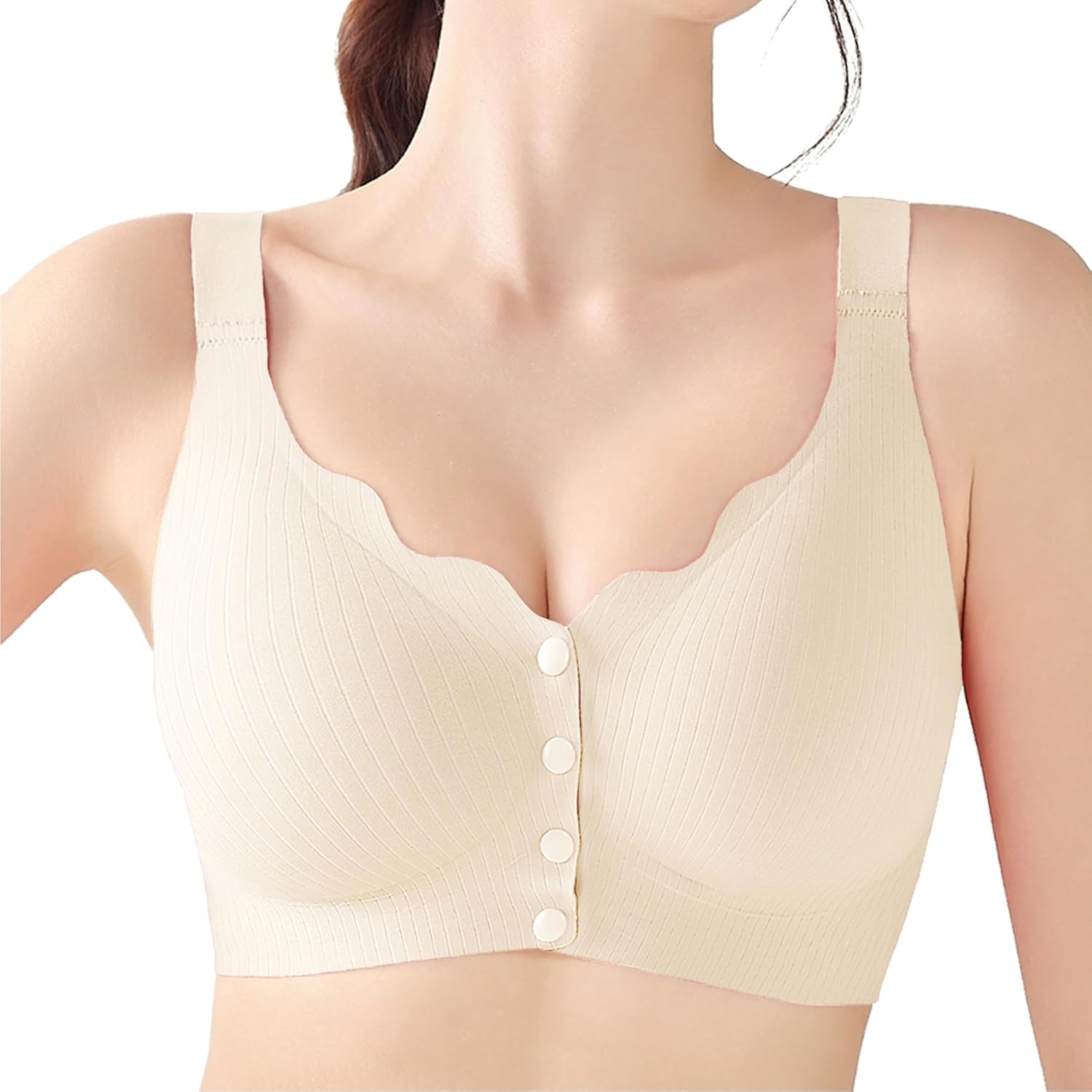 Gailife Wireless Front Closure Mastectomy Bralette