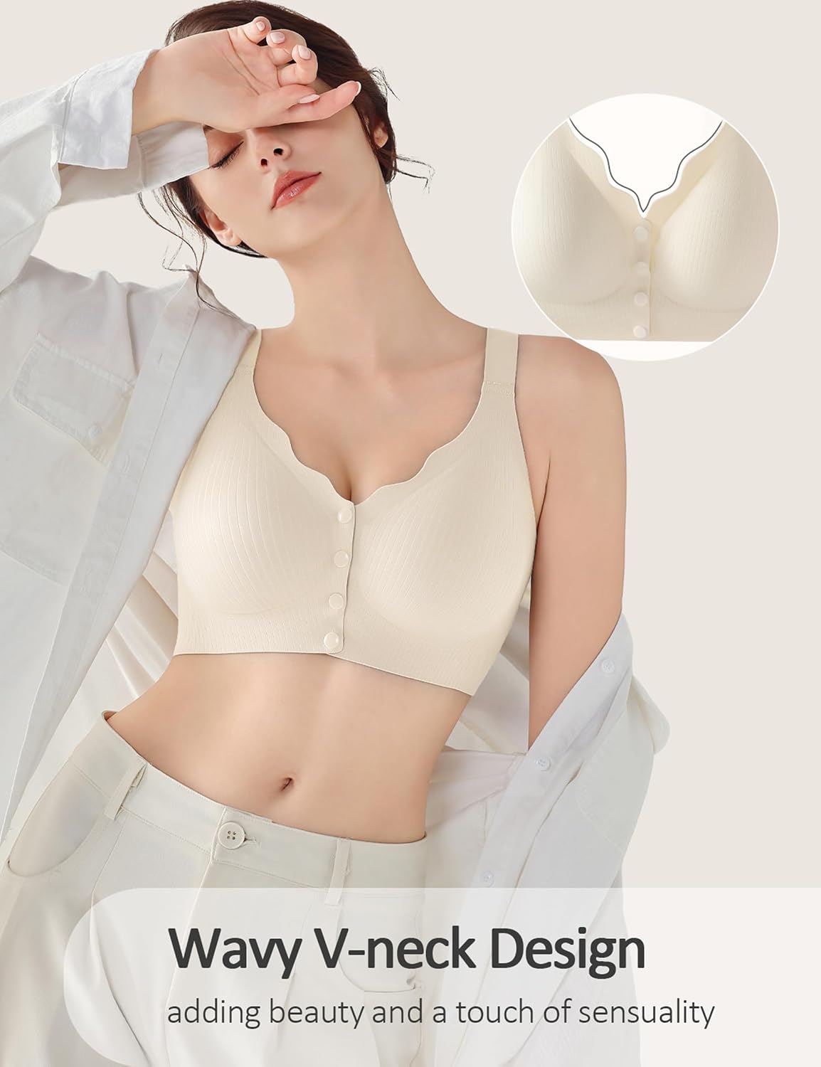 Gailife Wireless Front Closure Bralette for Women — image 7