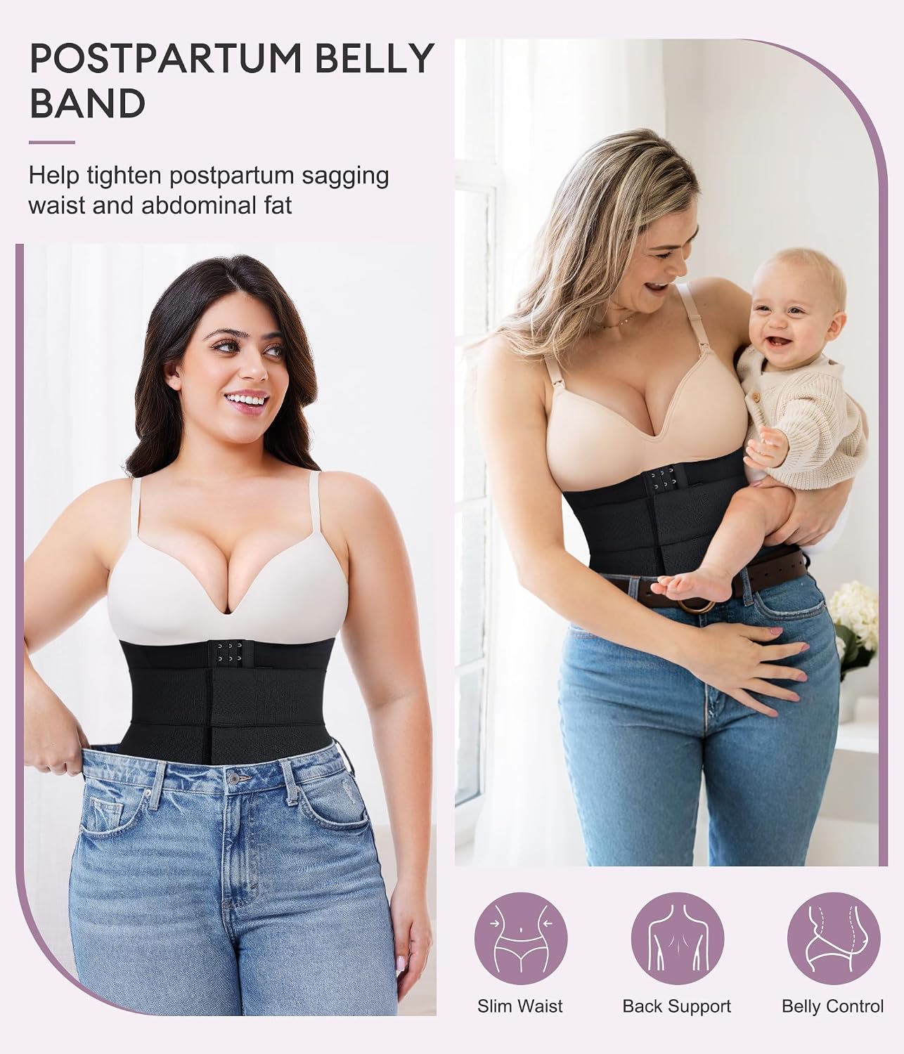 YERKOAD Plus Size Waist Trainer Corset — image 3