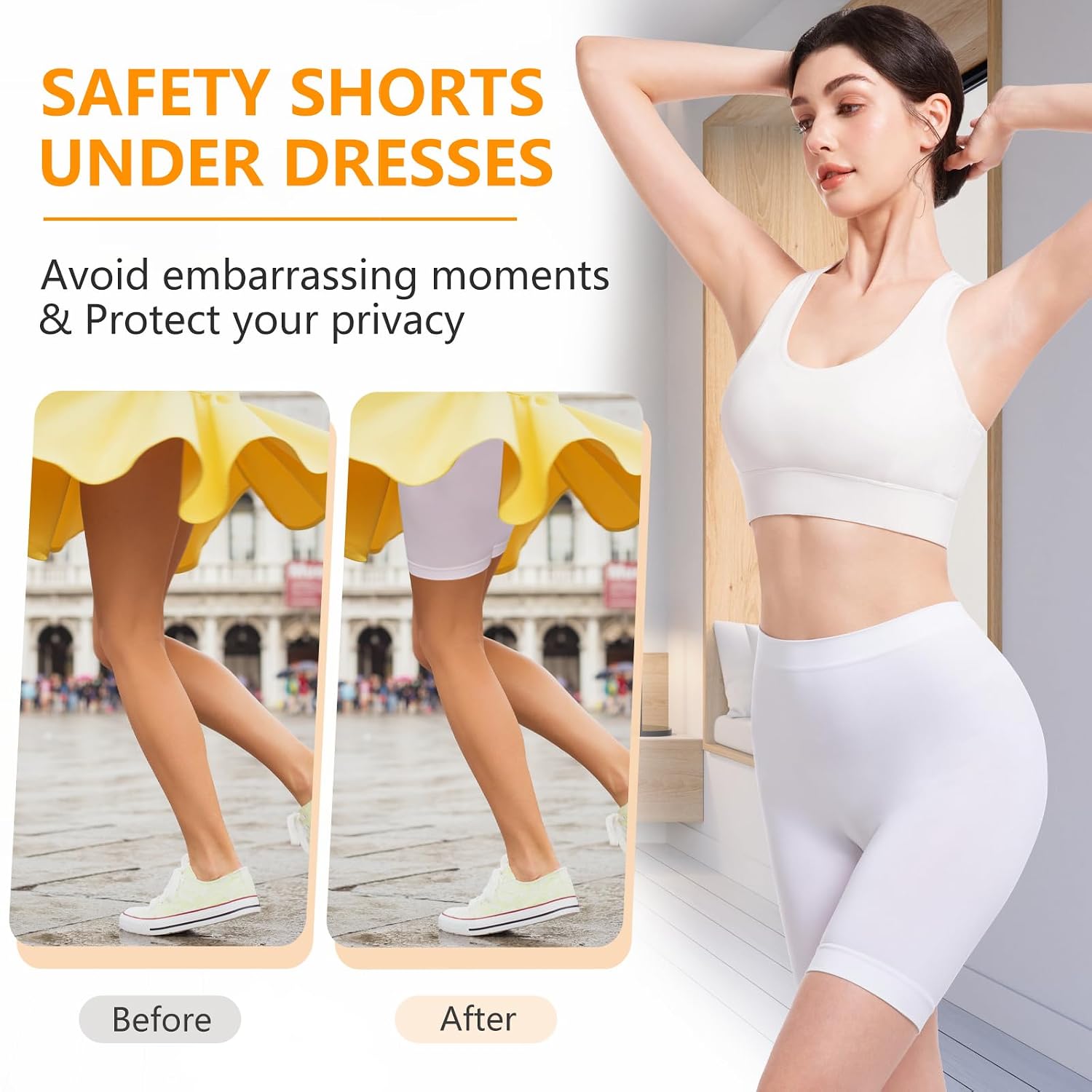 Geronmine High Waisted Seamless Slip Shorts — image 6