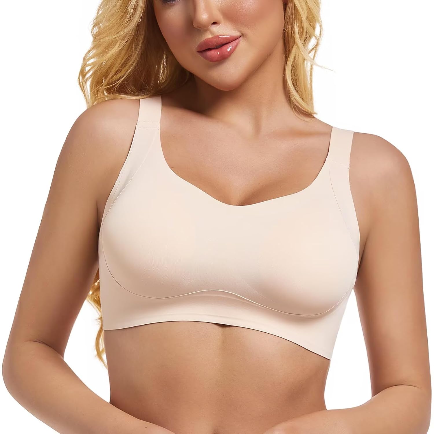 LIUCHXILI Seamless Mastectomy Bra Pocket Bra