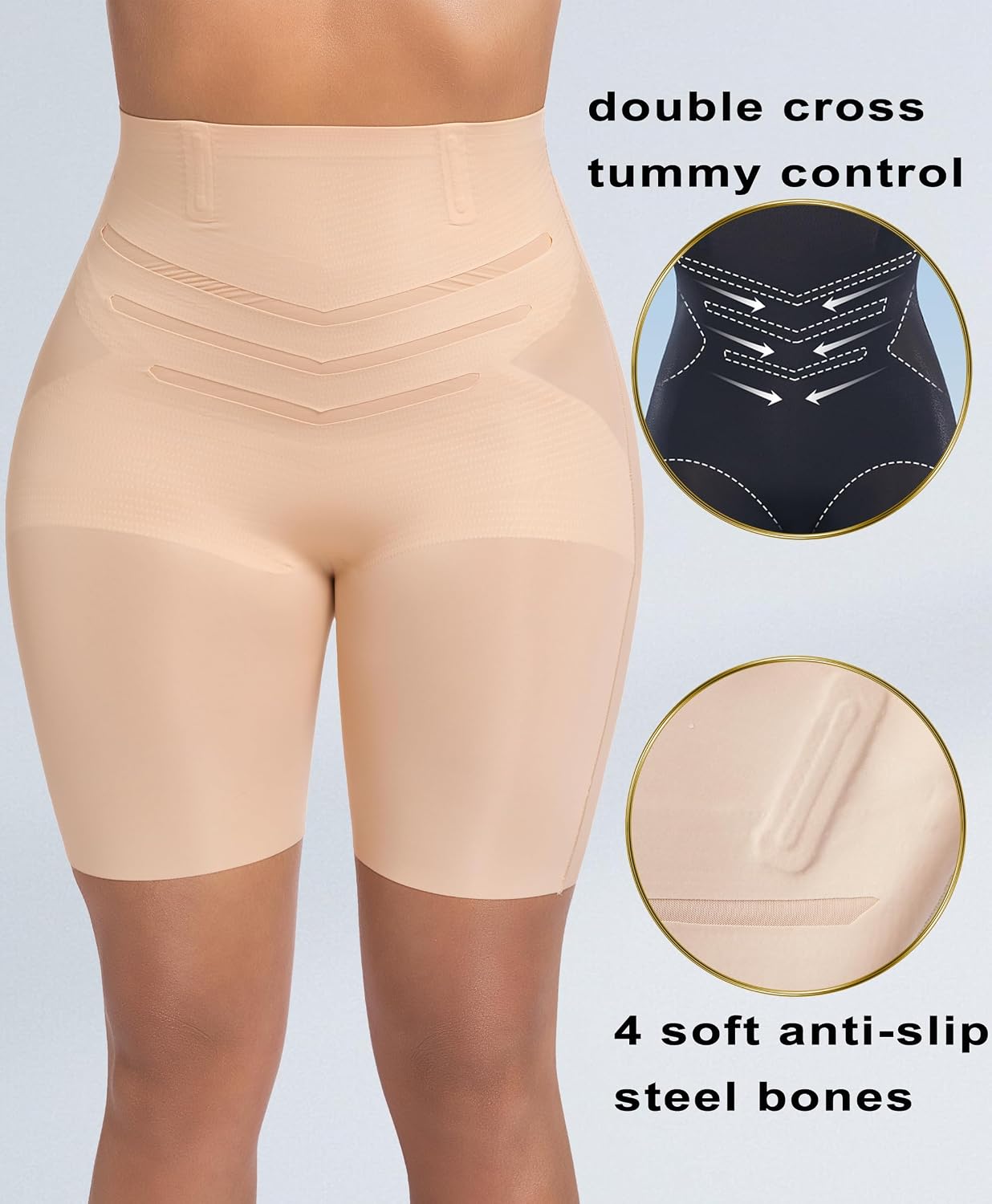 PRETTYWELL High Waisted Tummy Control Shorts — image 3