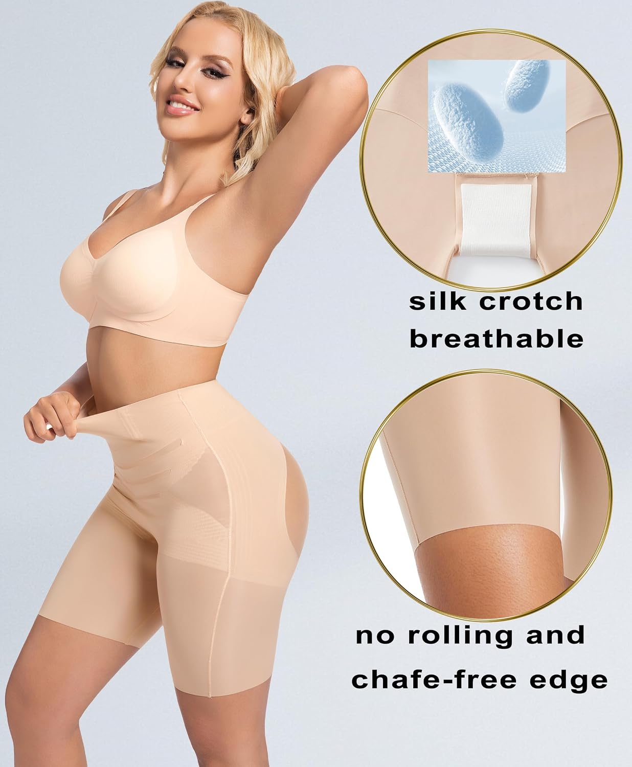 PRETTYWELL High Waisted Tummy Control Shorts — image 4