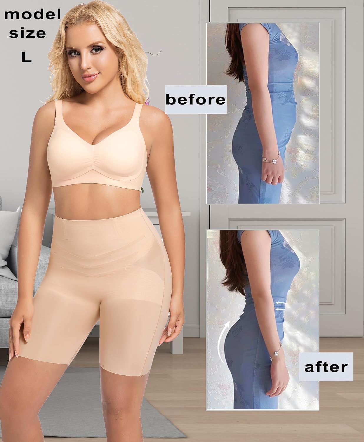 PRETTYWELL High Waisted Tummy Control Shorts — image 5