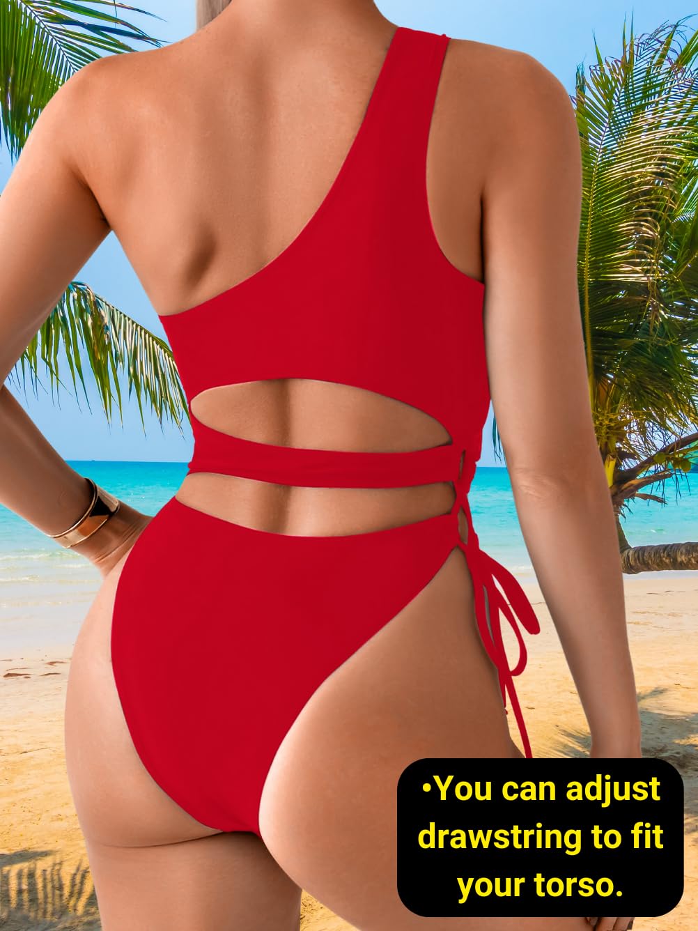 ShawGobow Cut Out Monokini One Piece Swimsuit — image 3