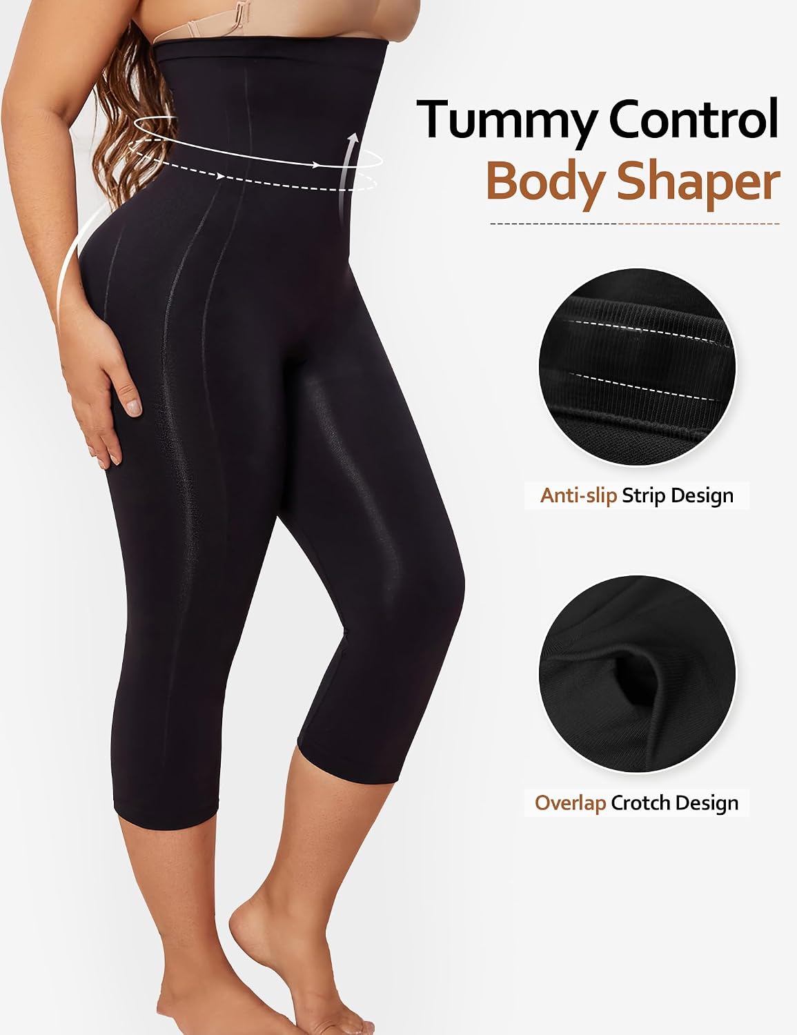 High Waisted Tummy Control Shapewear Leggings — image 3