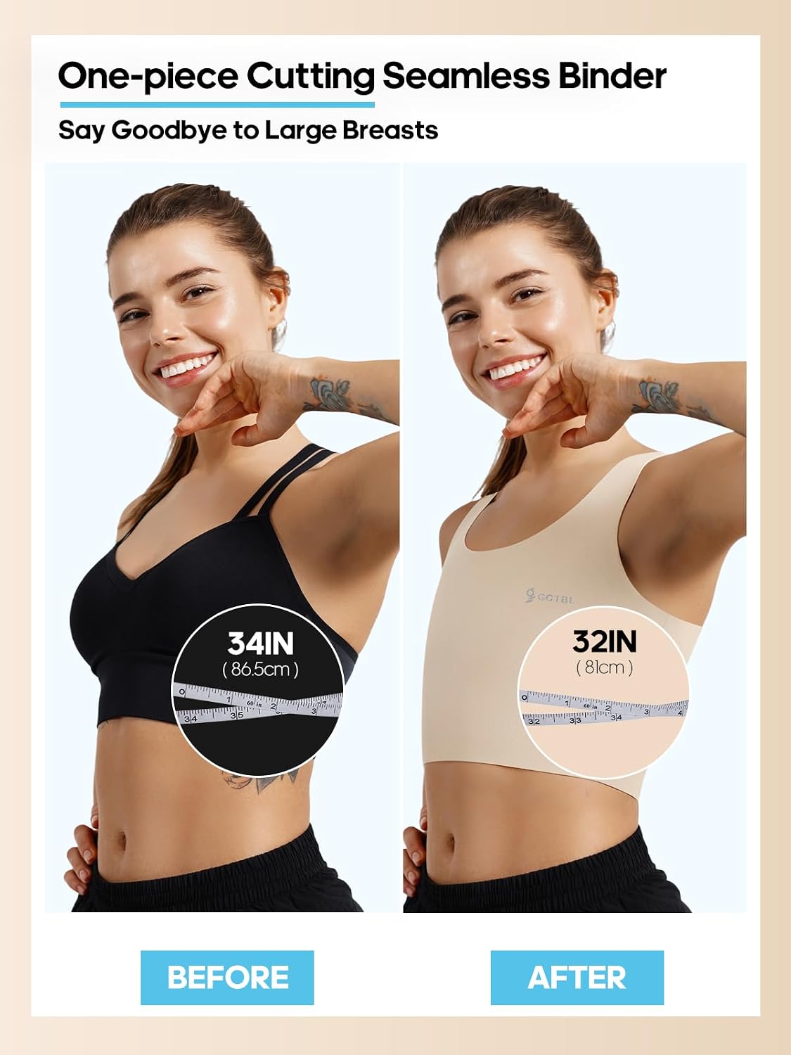 GCTBL Seamless Compression Binder for Transgender FTM — image 5