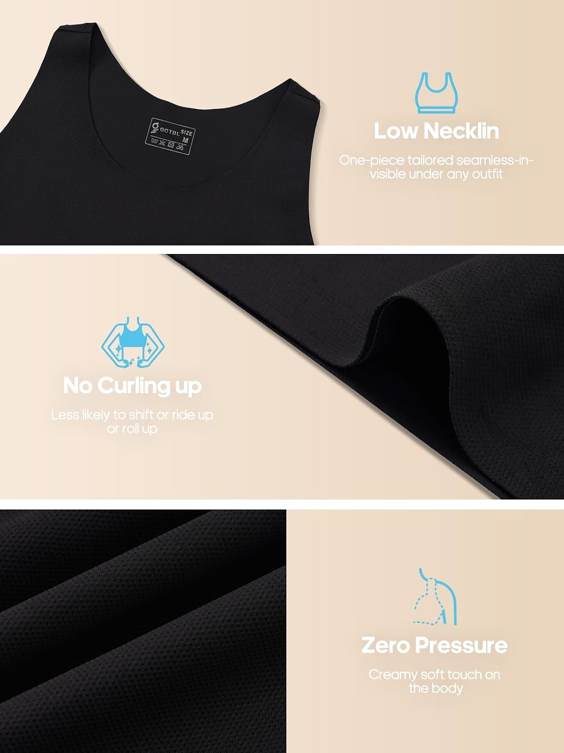 GCTBL Seamless Chest Binder for Transgender FTM — image 4