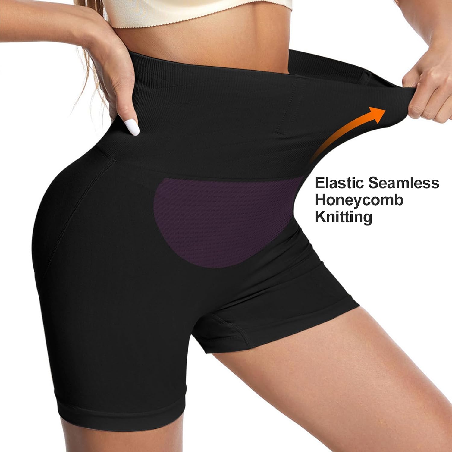MOWOC High Waist Butt Lifting Shapewear Shorts — image 2