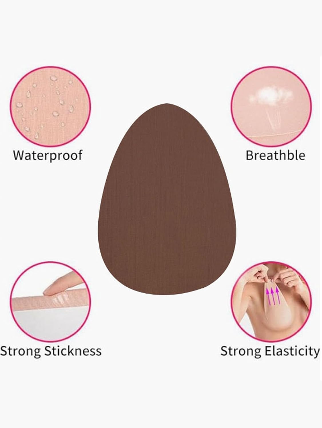 HiPiiy Plus Size Invisible Breast Lift Tape — image 5