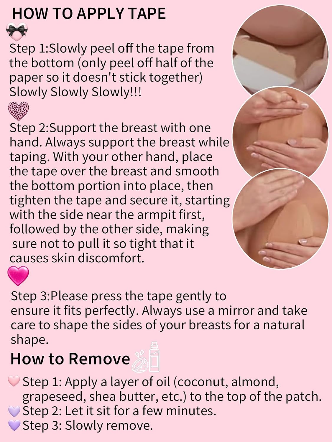 HiPiiy Plus Size Invisible Breast Lift Tape — image 8