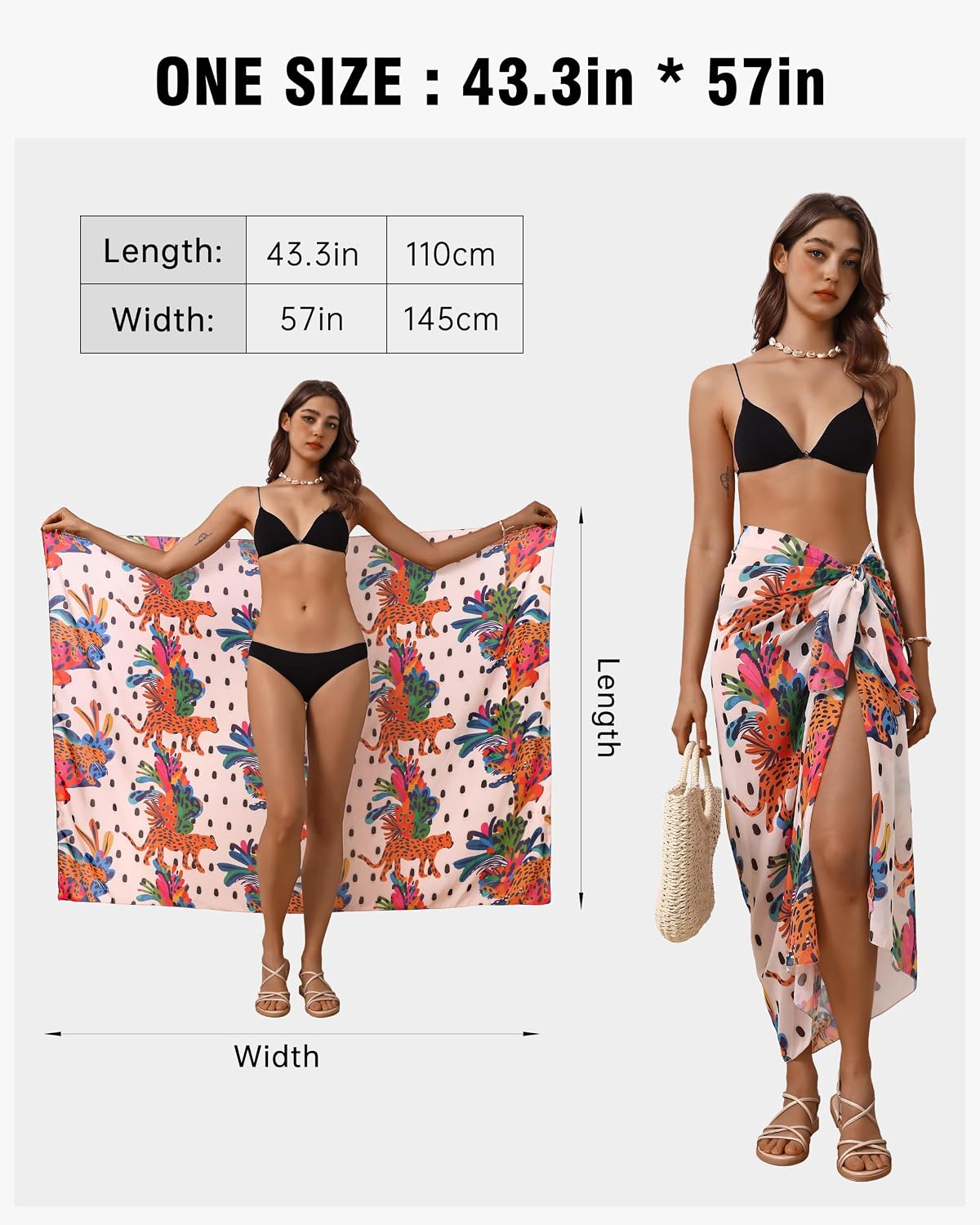 Women's Chiffon Sheer Beach Cover Up — image 6