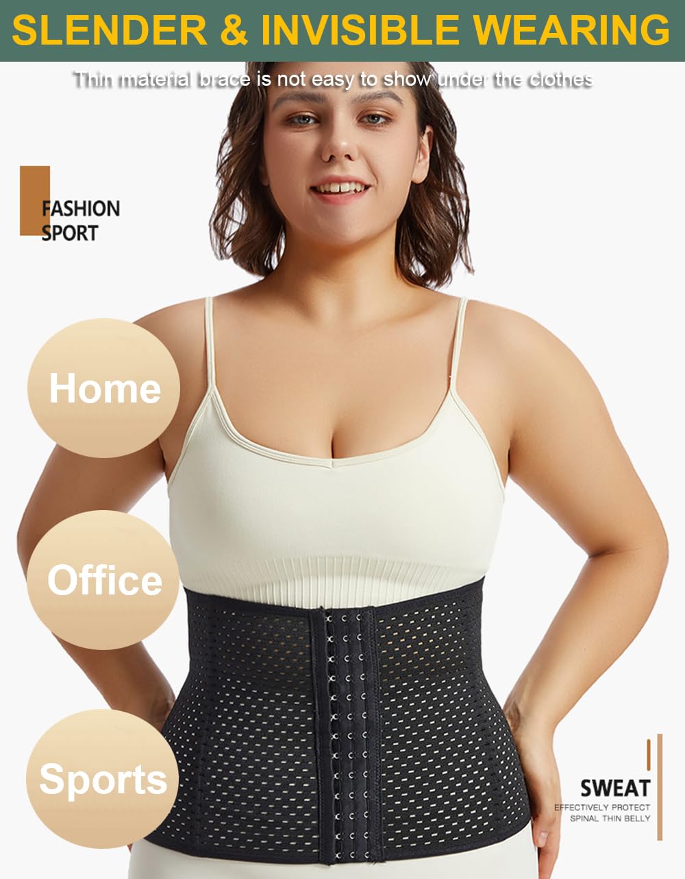 SUJAYU Adjustable Waist Trainer Shapewear — image 3