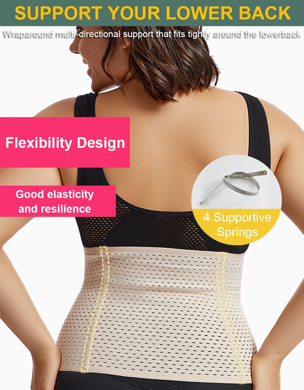 SUJAYU Adjustable Waist Trainer Shapewear — image 4