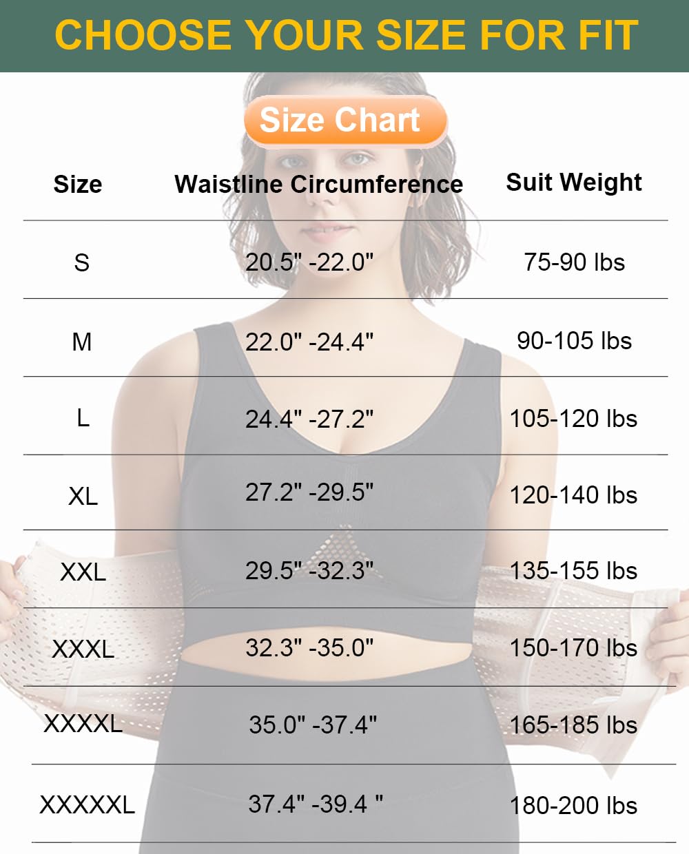 SUJAYU Adjustable Waist Trainer Shapewear — image 7