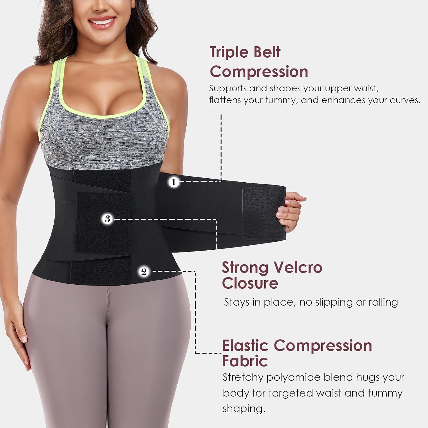 QEESMEI Waist Trainer Cincher for Women — image 2