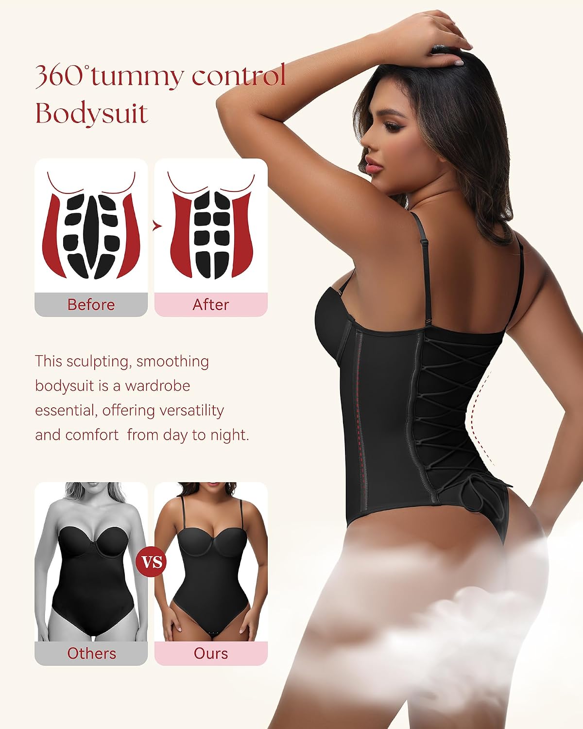 SHAPSHE Strapless Shapewear Corset Bodysuit — image 5
