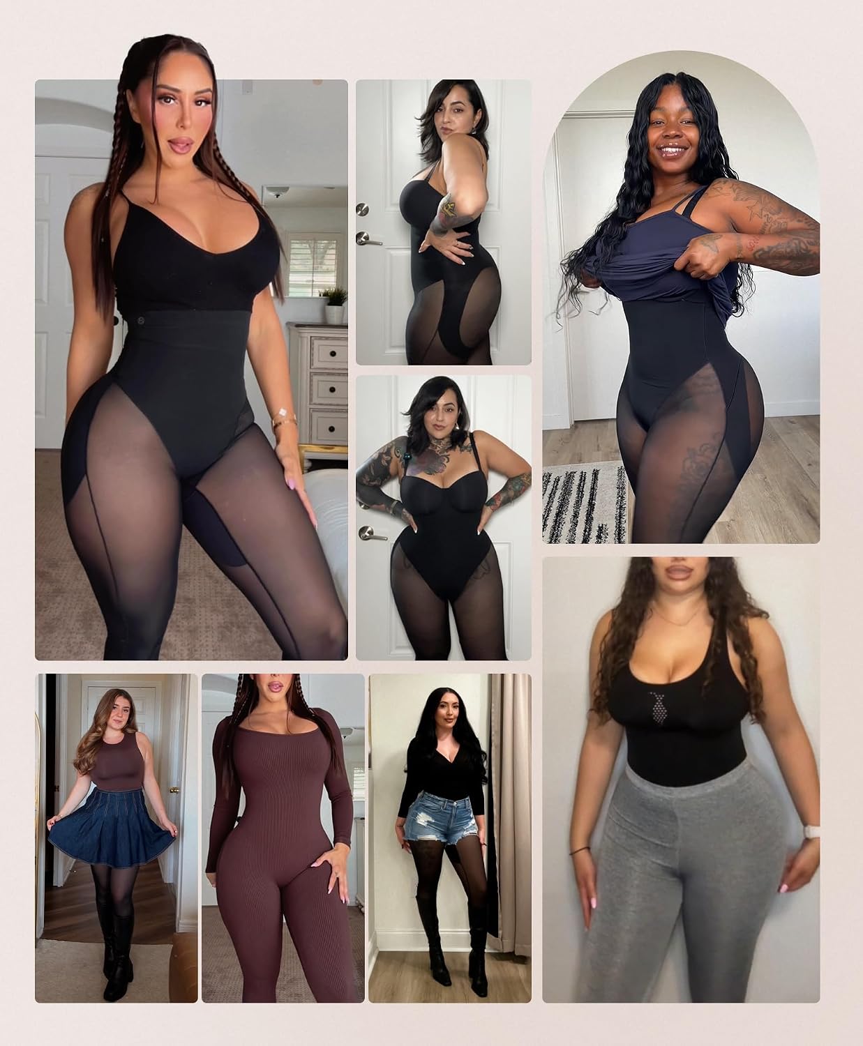 SHAPELLX High Waist Tummy Control Capri Leggings — image 2