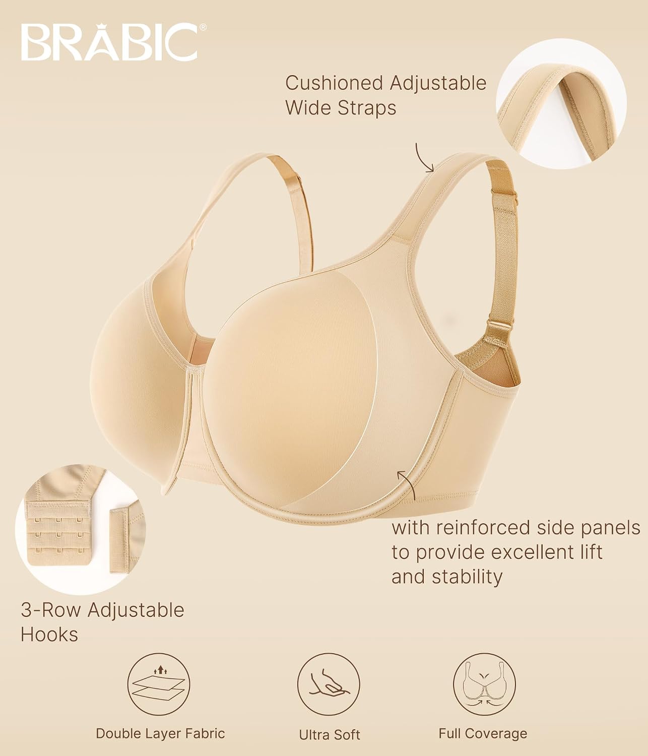 BRABIC Full Coverage Minimizer Bra — image 5