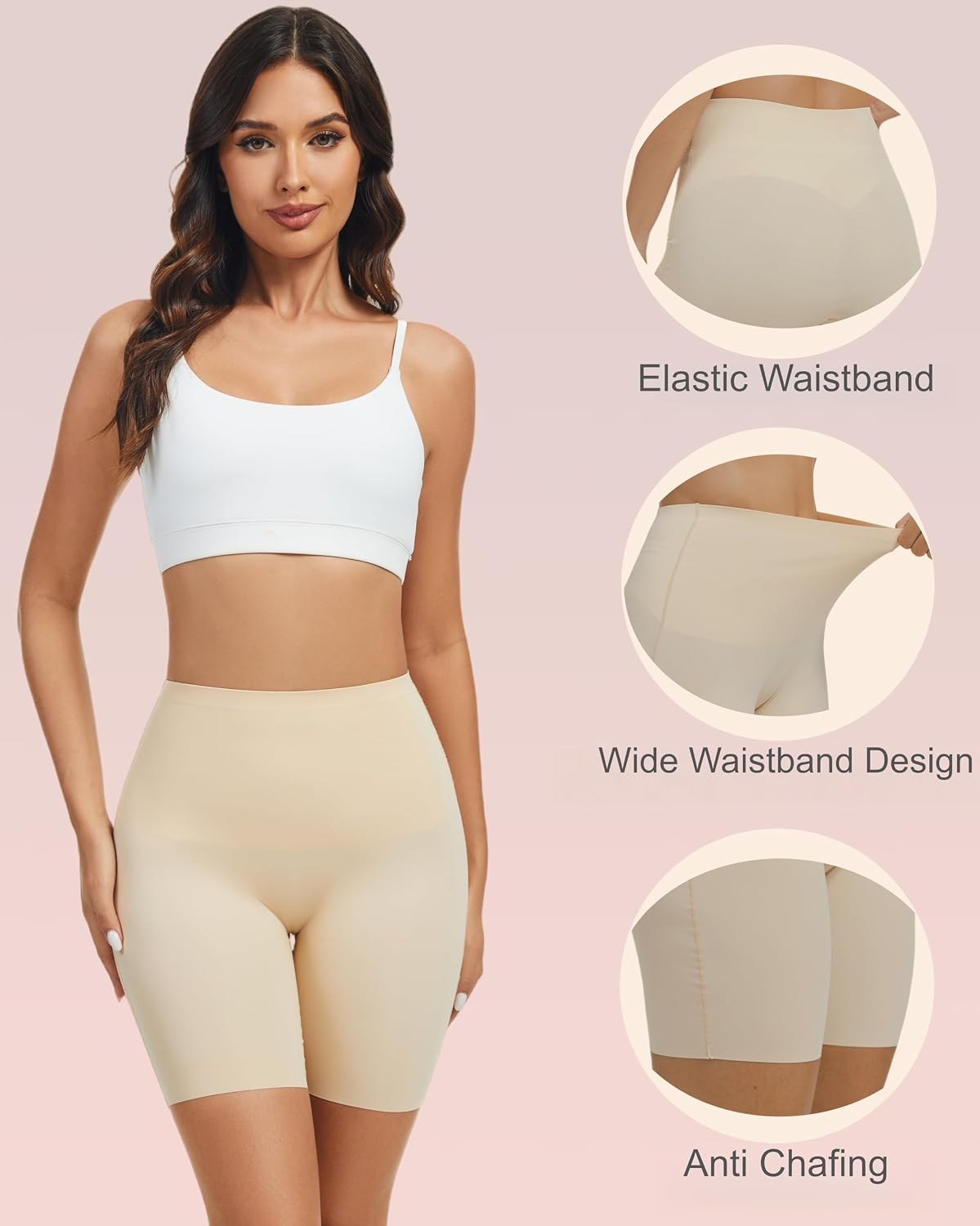 JTJFIT High Waisted Seamless Anti Chafing Shorts — image 3
