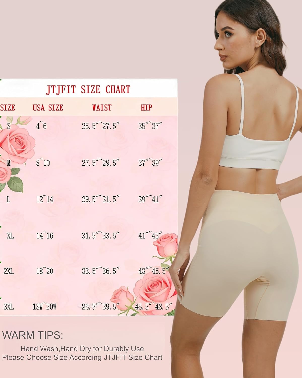 JTJFIT High Waisted Seamless Anti Chafing Shorts — image 6