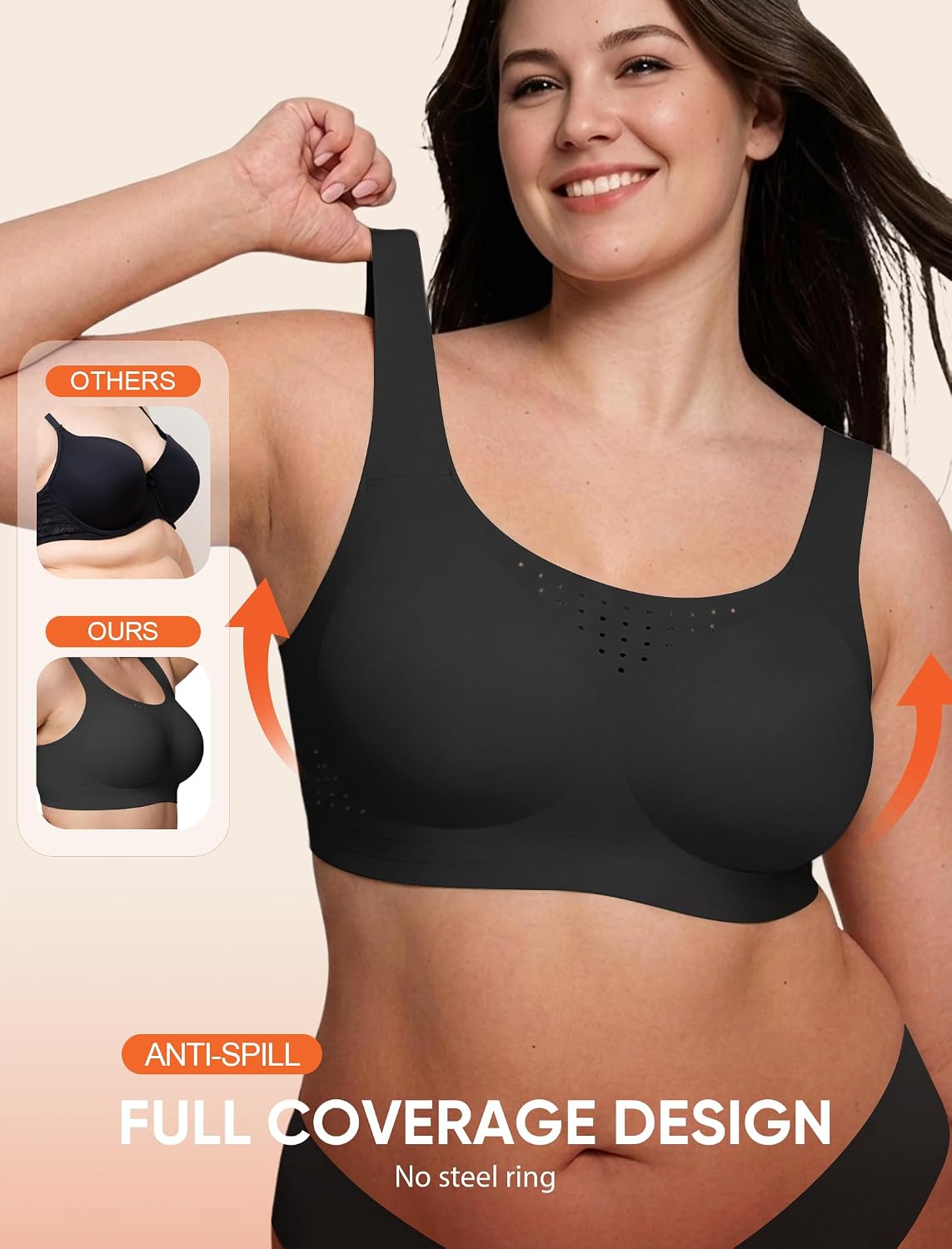 Easybunny Wireless Minimizer Bra for Women — image 5