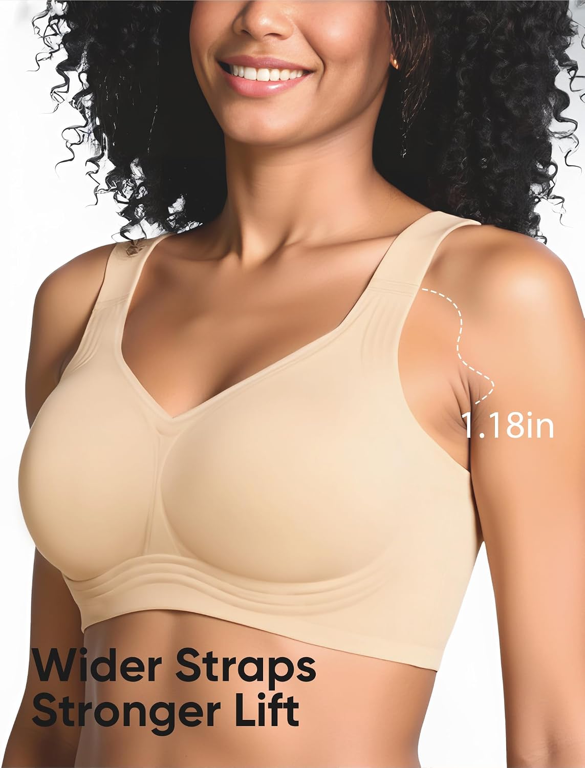 Easybunny Plus Size Wireless Minimizer Bra — image 3