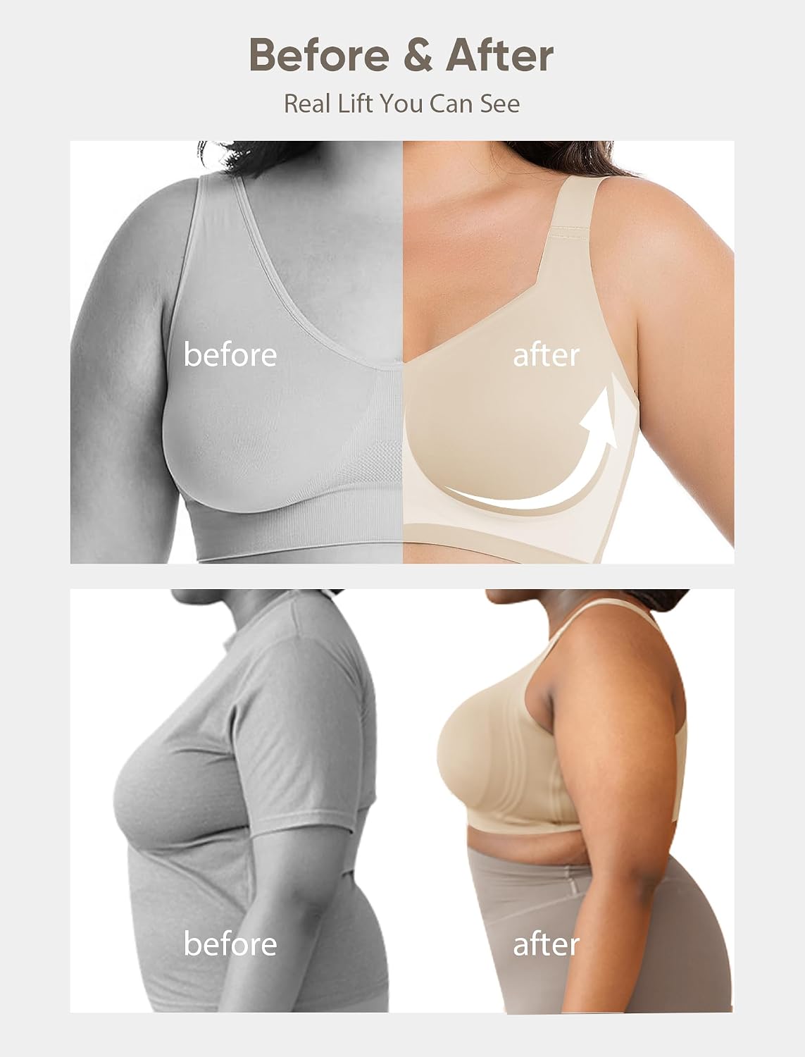 Easybunny Plus Size Wireless Minimizer Bra — image 5