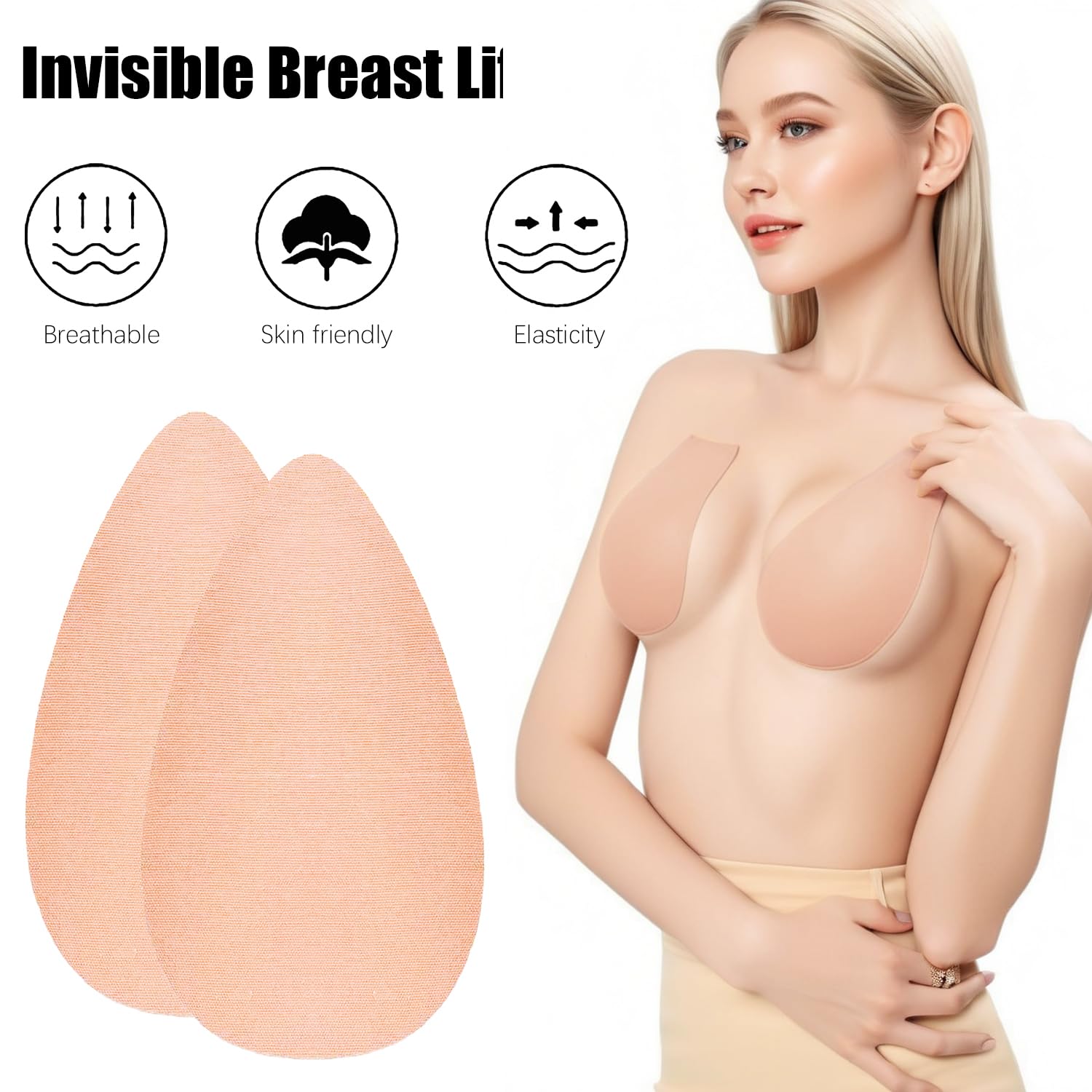 Jolbndcv Invisible Breast Lift Tape 2 Pairs — image 3