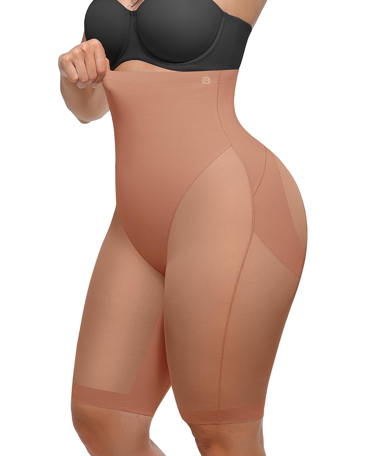 SHAPELLX High Waisted Tummy Control Shapewear Shorts
