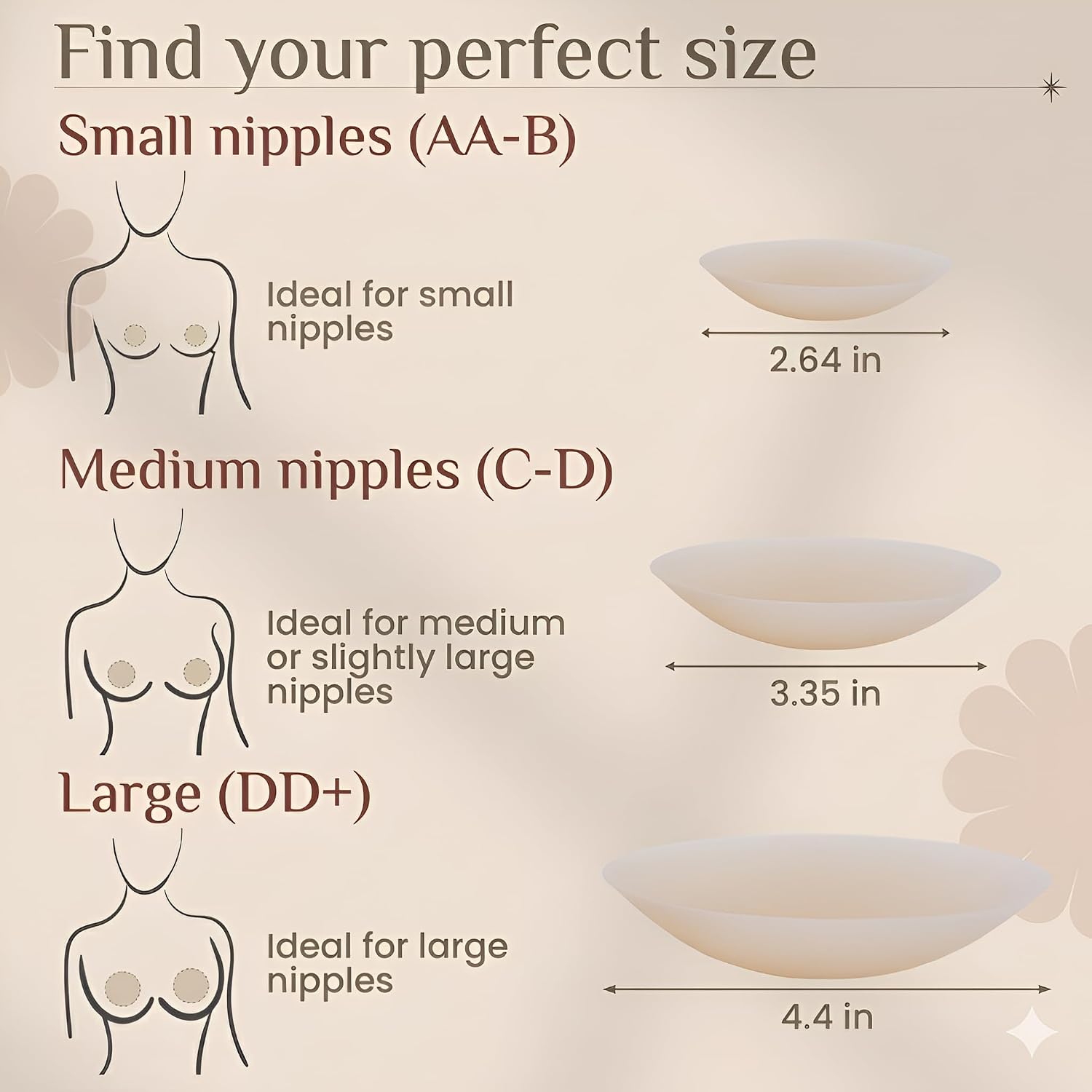 ELAMKAS ORIGINAL Reusable Silicone Nipple Covers Seamless — image 5