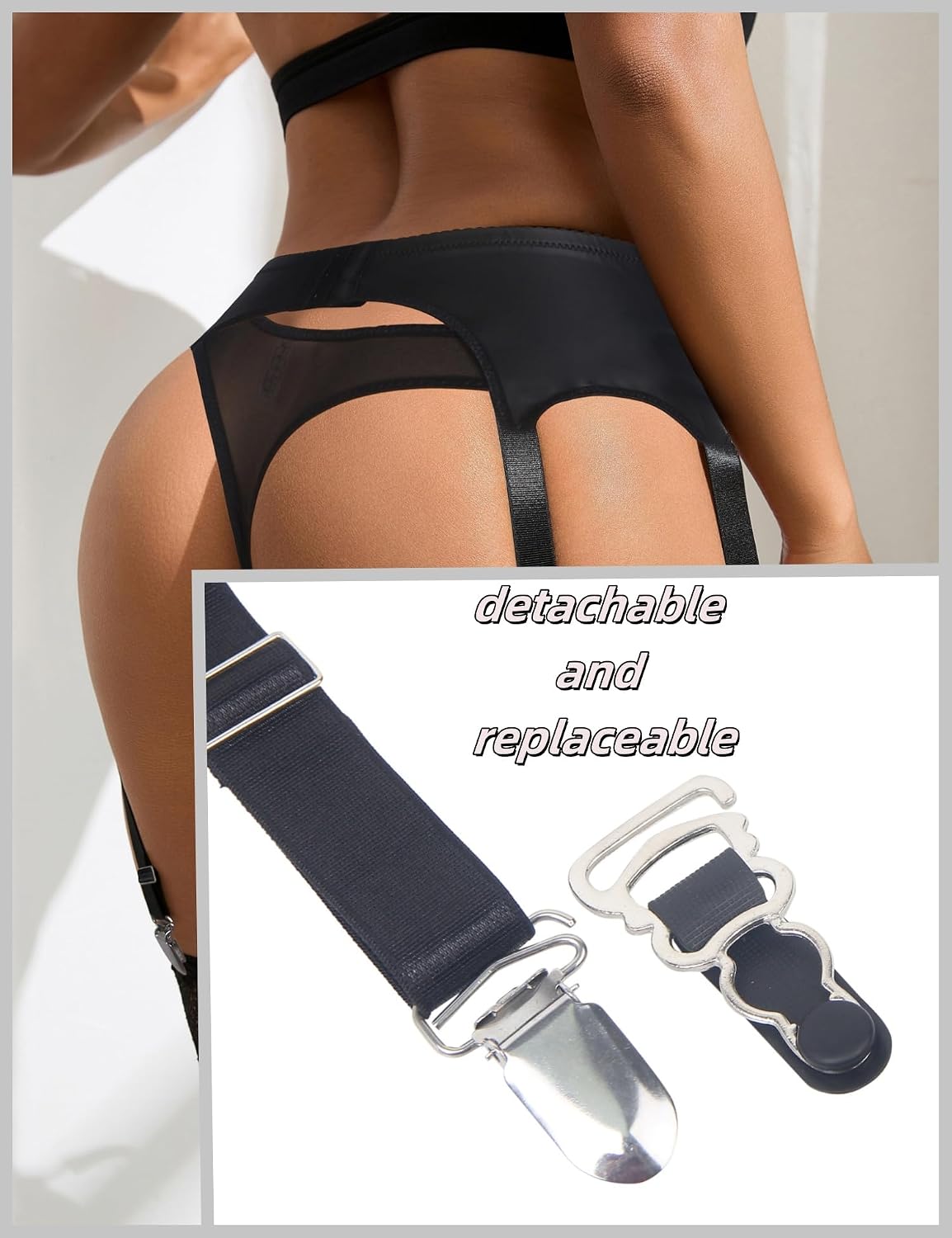 ohyeahlady Faux Leather Garter Belt — image 2