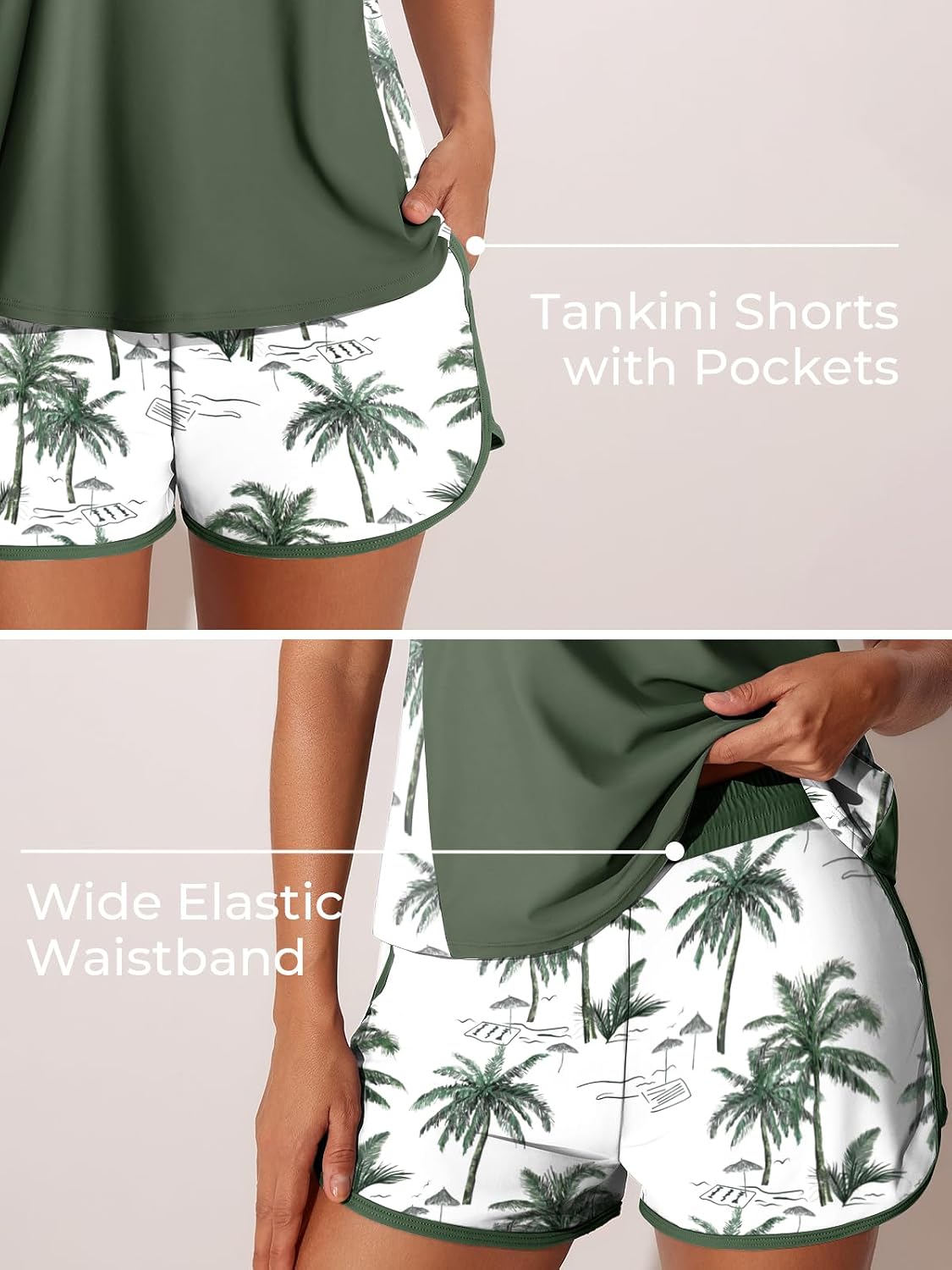 Summer Mae Blouson Tankini with Tummy Control — image 4