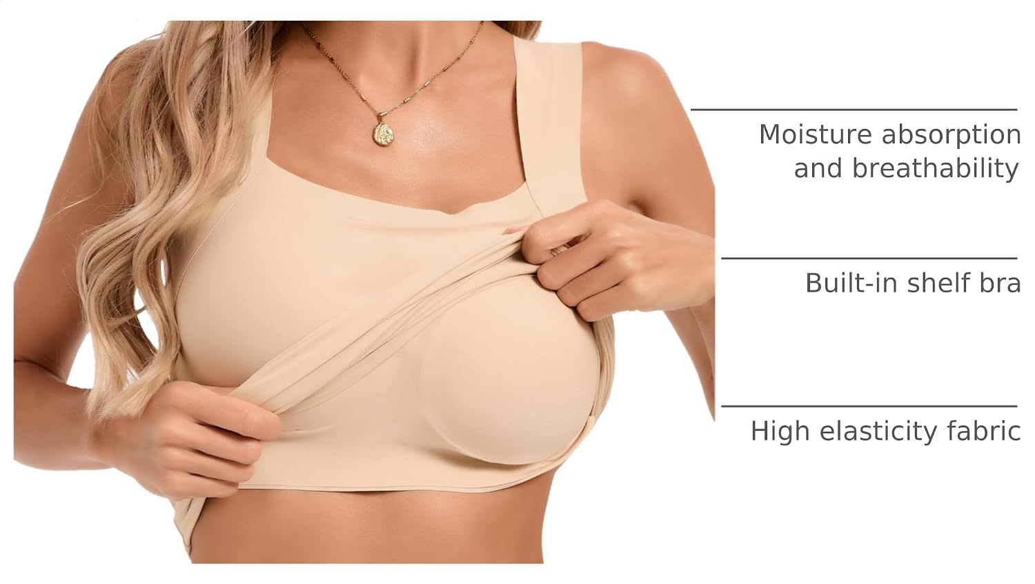 VELISDE U Neck Shapewear Camisole for Women — image 4