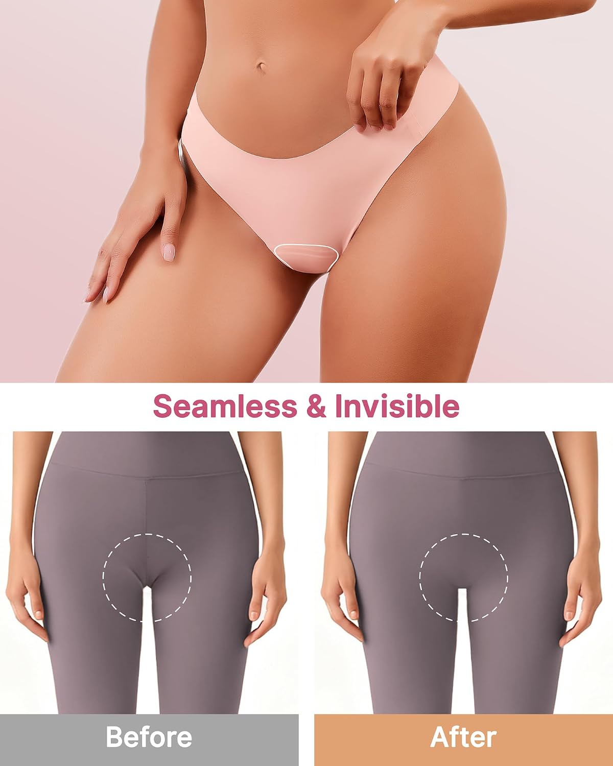 EclatBling Seamless Cotton Thong for Women — image 4