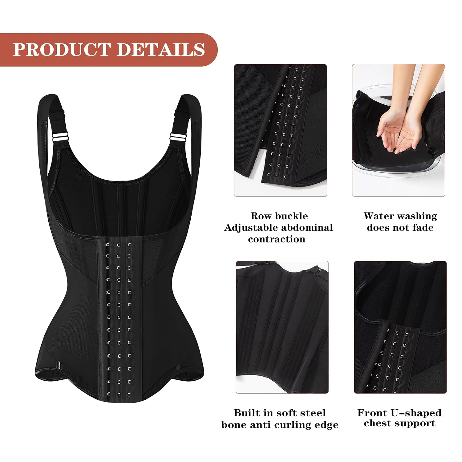 MISTHIN Double Layer Waist Trainer Corset — image 6