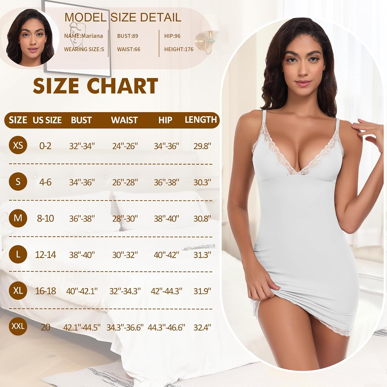 Werkiss Full Slip Dress for Women — image 7
