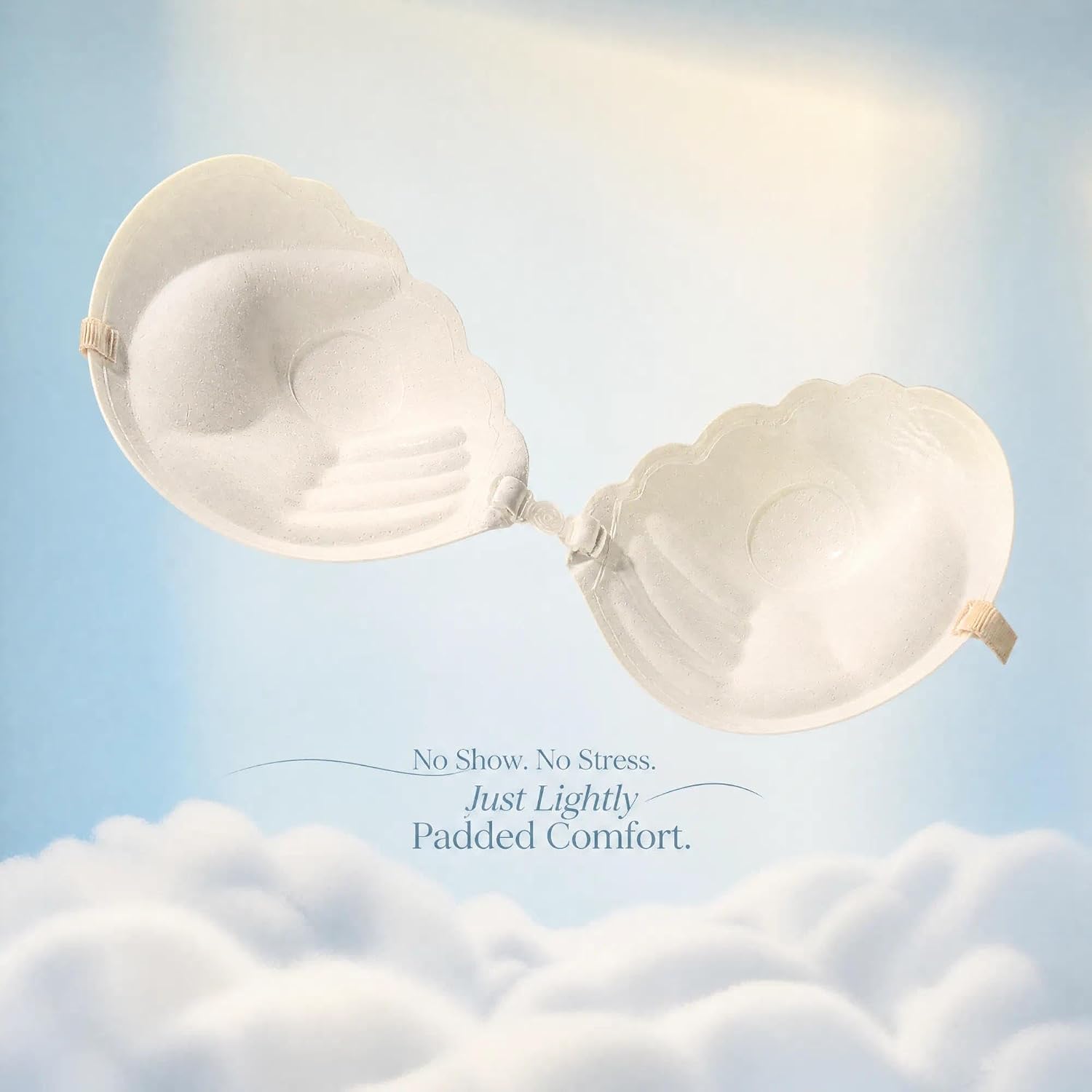 changlizi White Adhesive Push Up Strapless Bra — image 6