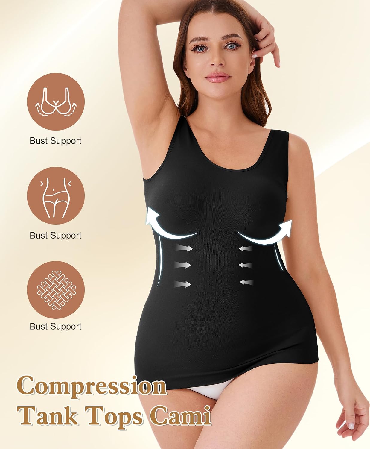 VELISDE Women's Plus Size Shapewear Tank Top — image 5
