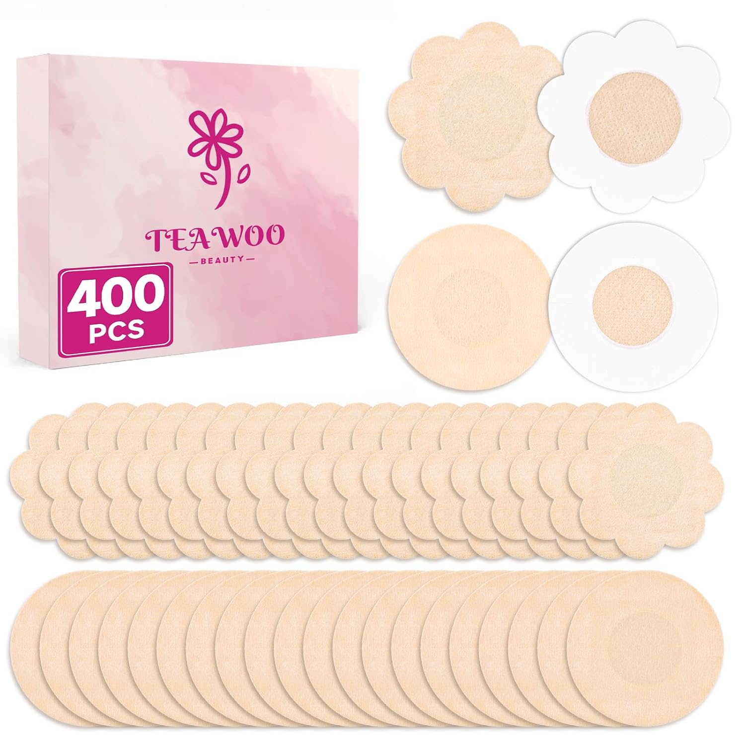 TEAWOO Self-Adhesive Disposable Nipple Pasties