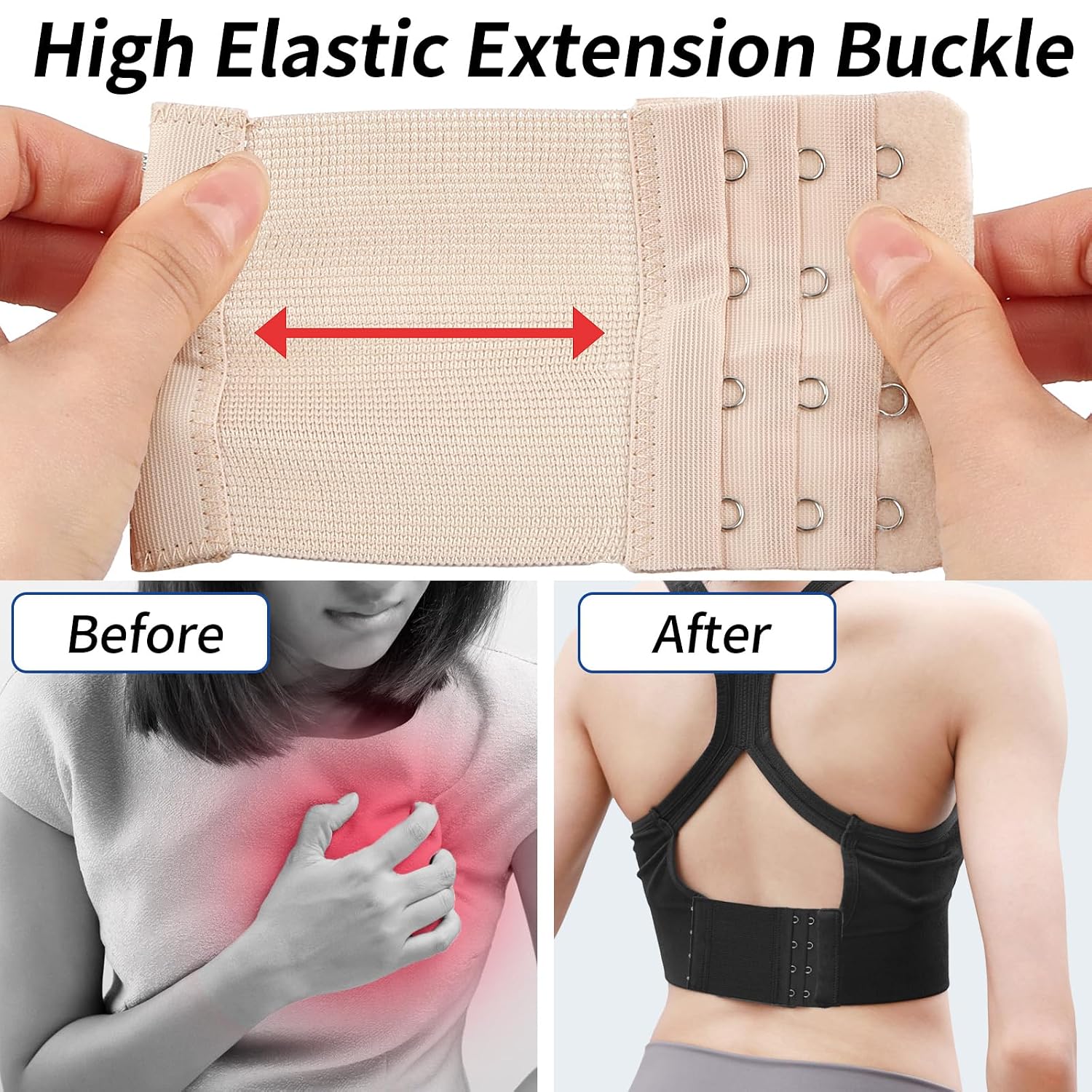 PEASUG Bra Extender with 4 Hooks — image 6