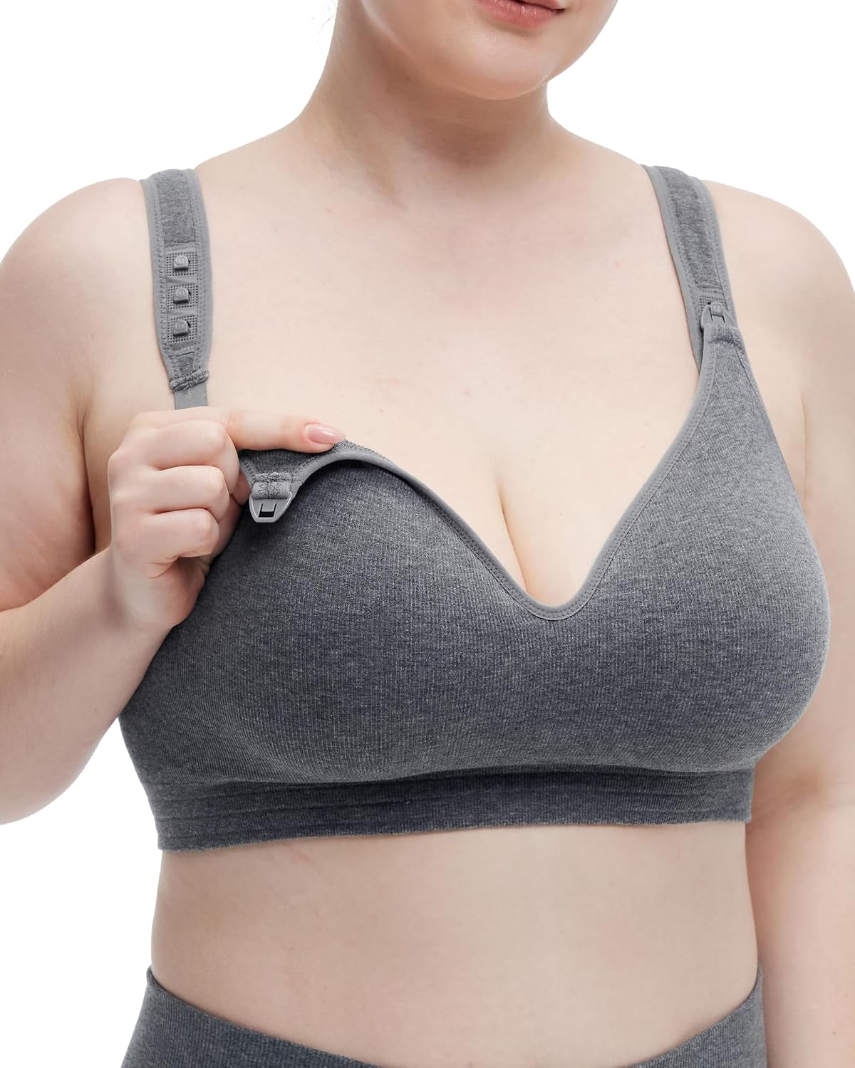 Momcozy Full Coverage Nursing Bra for Busty Moms