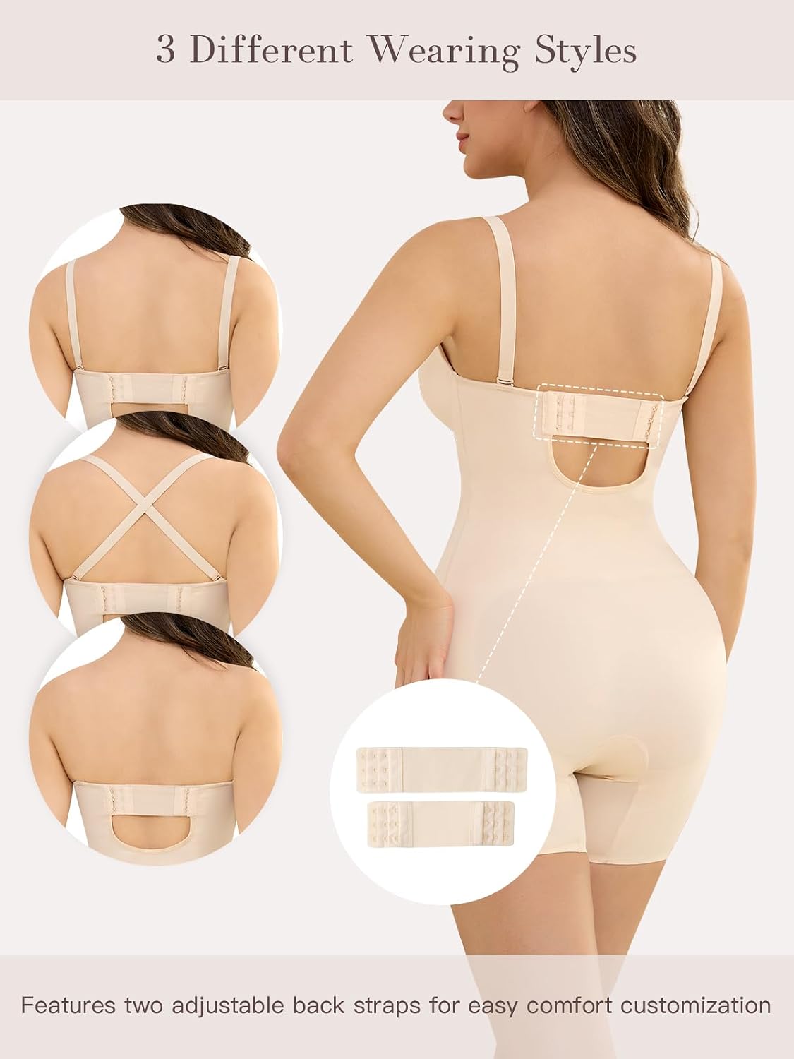 Slimers Strapless Deep-Plunge Bodysuit Shaper — image 3