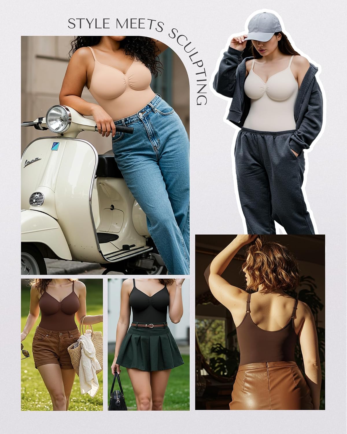 SHAPELLX Tummy Control Seamless Cami Shaper — image 5