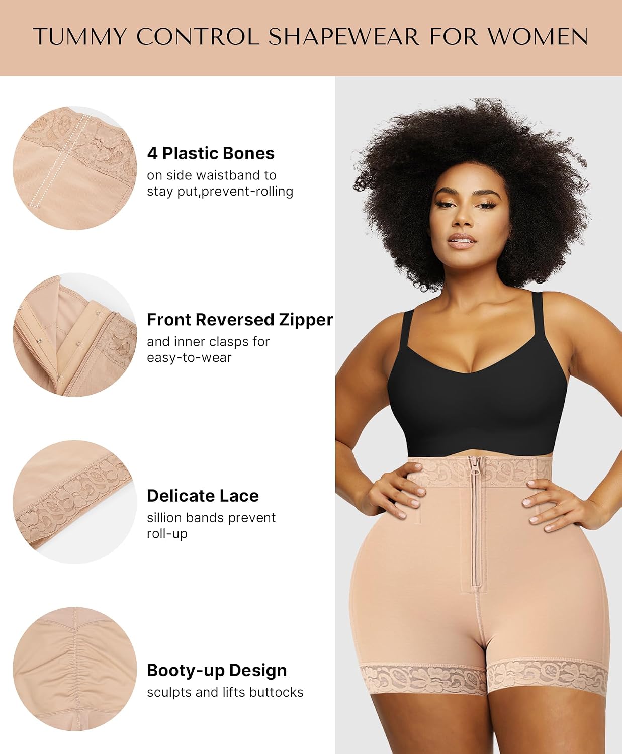 SHAPELLX Tummy Control Shapewear Shorts — image 5
