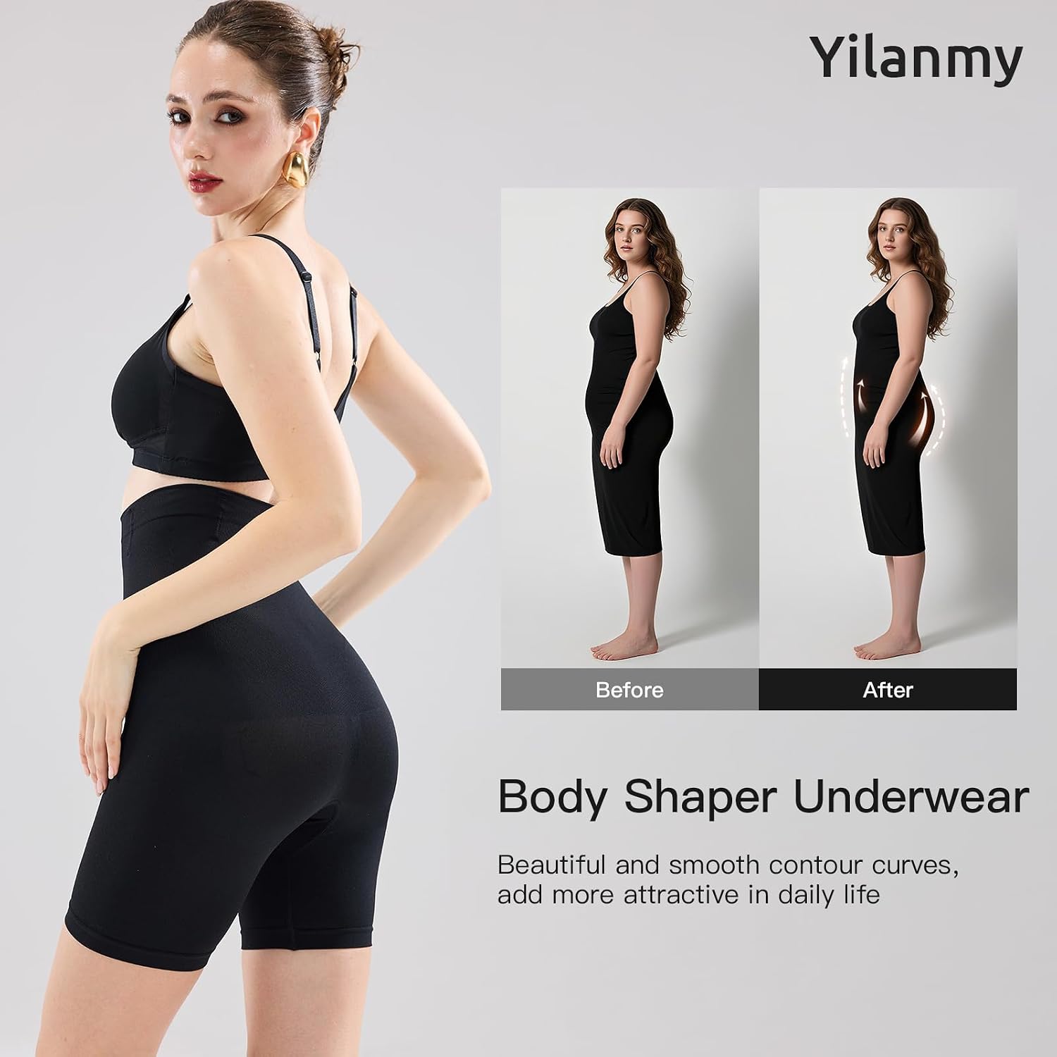 Yilanmy High Waisted Shapewear Shorts — image 5