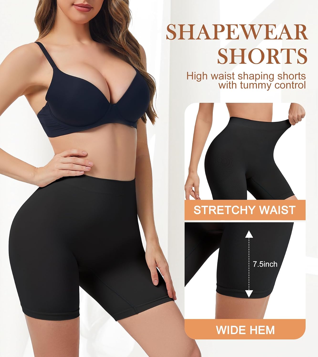 Miguofan Seamless High Waist Shapewear Shorts — image 3