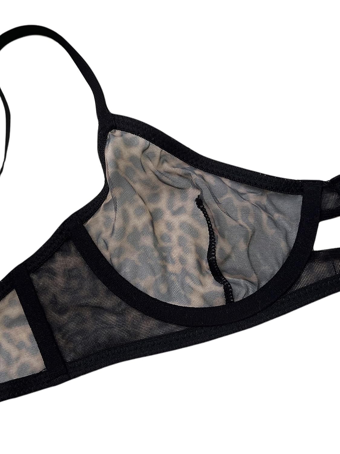 Aimedalis Mesh Leopard Lingerie Set for Women — image 7